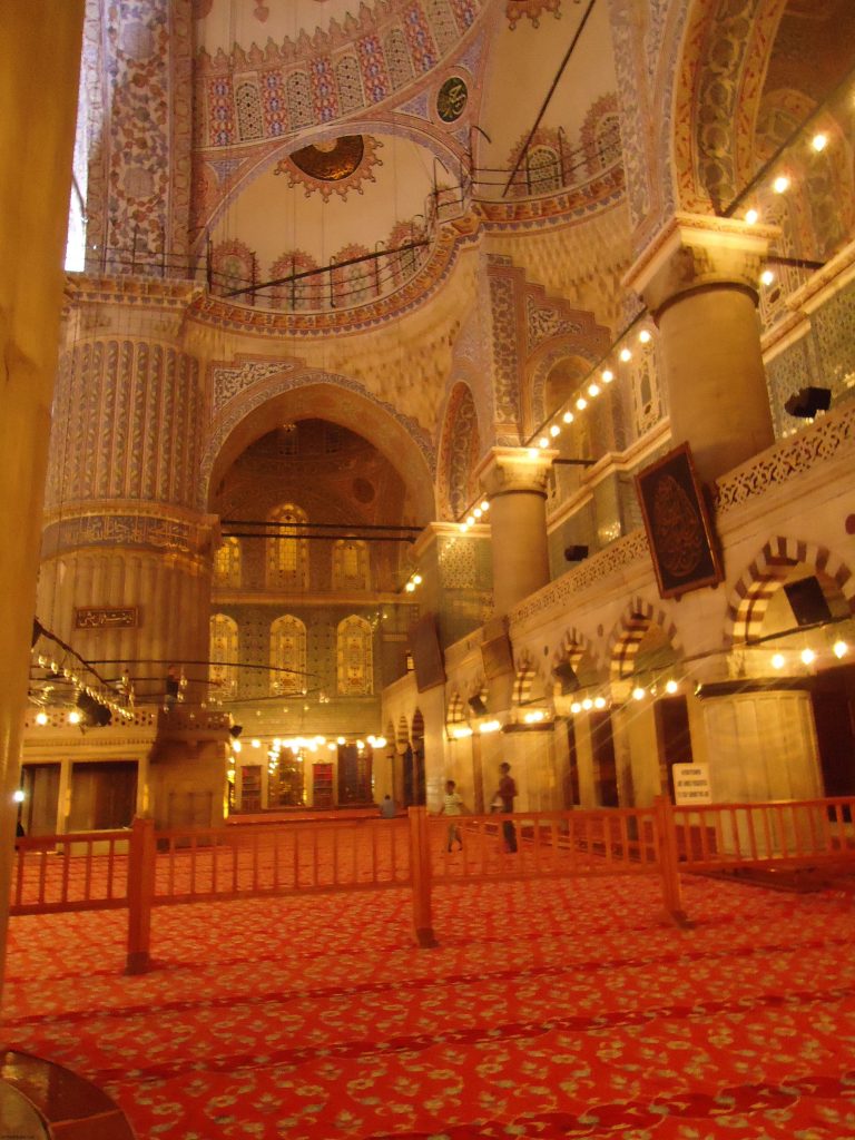 Blue Mosque Sultanahmed Istanbul prayer area