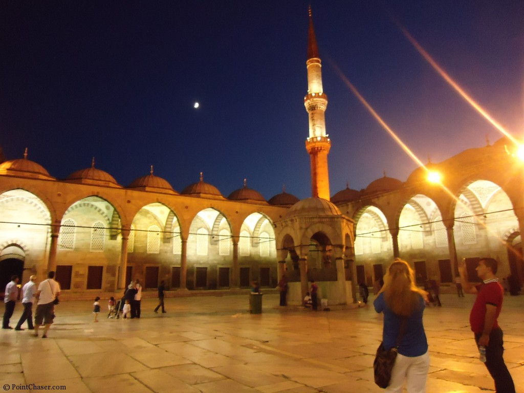 Sultanahmed Blue Mosque at night