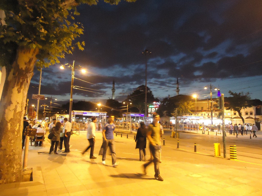 Old Town Istanbul at night