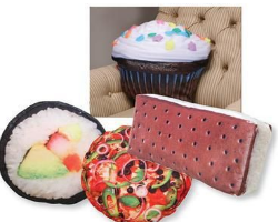 15 Ridiculous Skymall Products - Food Pillows