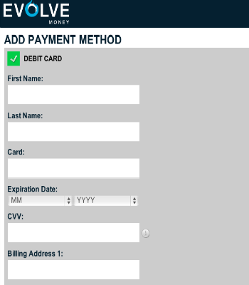 Evolve Debit Card