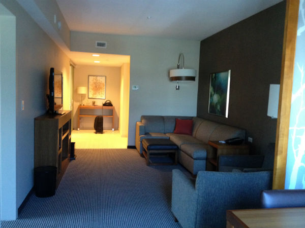 Review: Hyatt Place LAX Boardroom Suite Living Room