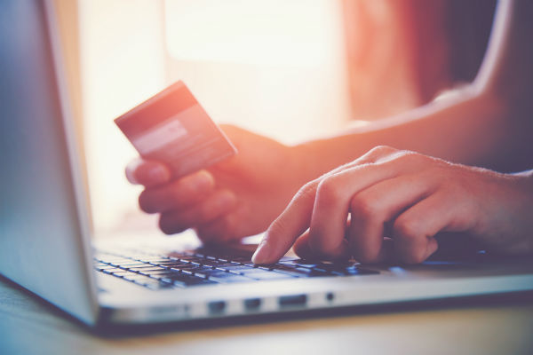Earning miles and points for shopping online with a credit card