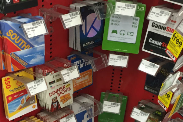 Gift Cards at CVS