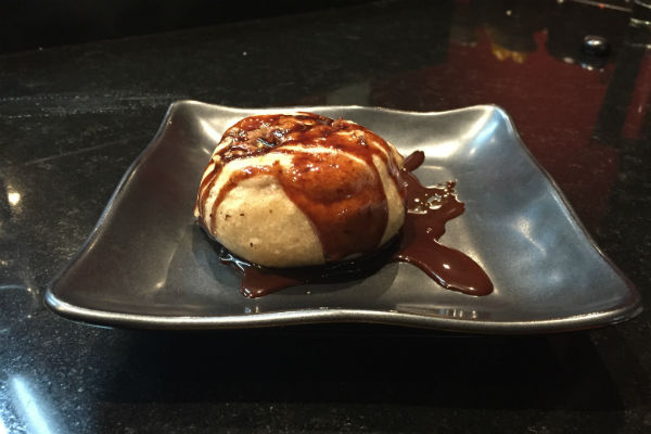 Hyatt Ziva Los Cabos Deep fried ice cream at Dozo Japanese Restaurant