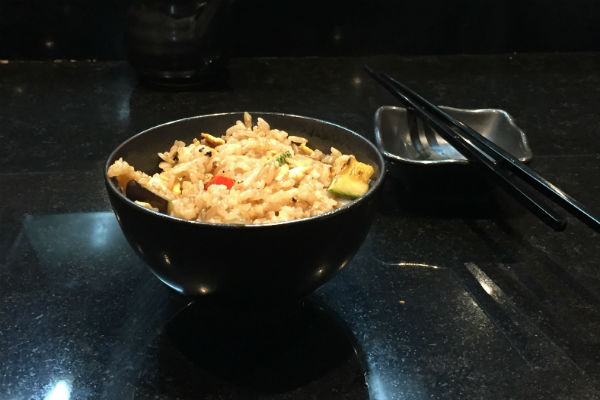 Fried Rice at Dozo Japanese Restaurant Hyatt Ziva Los Cabos