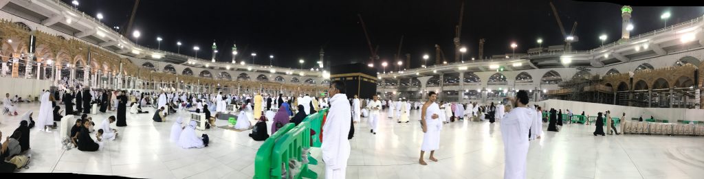 Kaaba Inside Masjid Al Haram in Mecca During Umrah