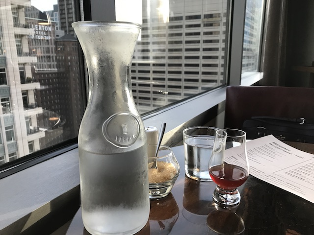 Conrad Chicago Baptiste & Bottle Gold and Diamond Breakfast